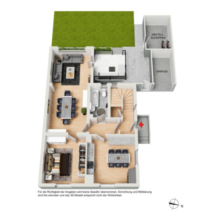 Grundriss 3D EG