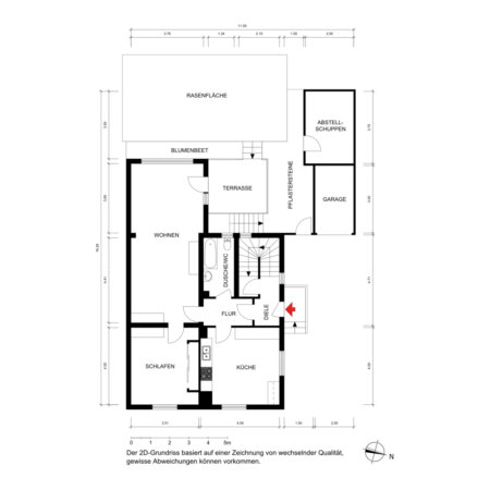 Grundriss 2D EG