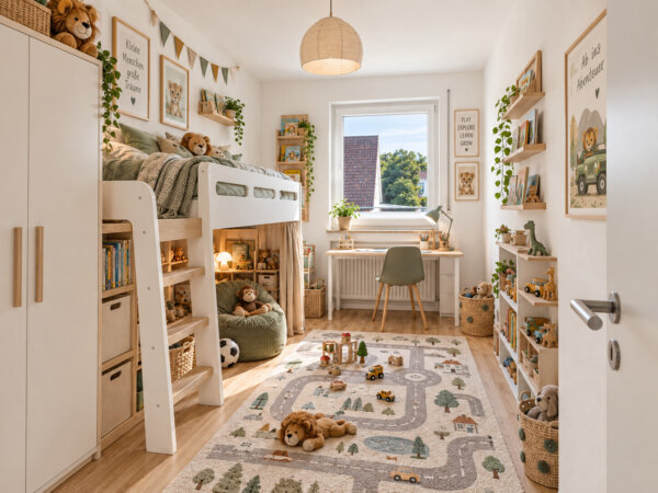 Kinderzimmer - Visualisierung Einrichtungsbeispiel