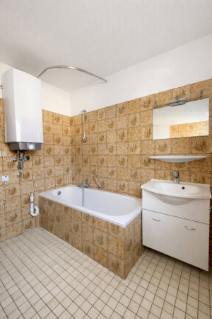 Badewanne mit Duschvorrichtung