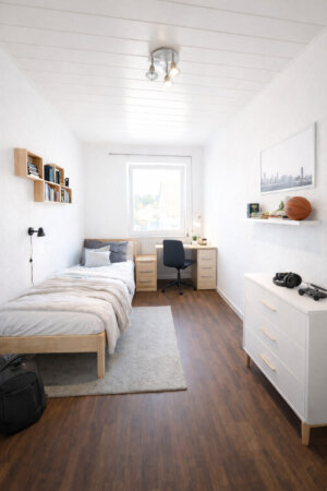 Visualisierung - Einrichtungsbeispiel Jugendzimmer