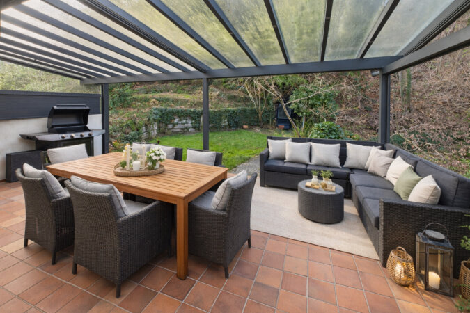 Visualisierung - Terrasse Einrichtungsbeispiel