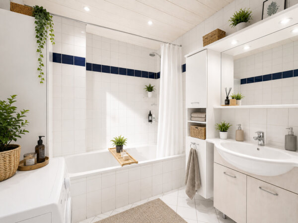 Badezimmer mit Badewanne für maximalen Komfort