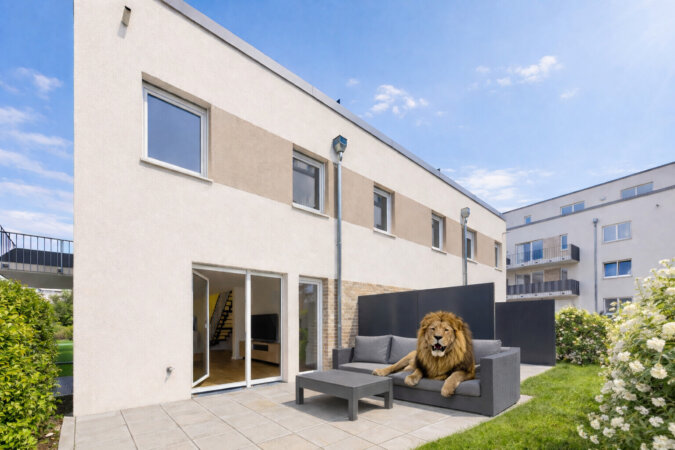 beindruckende Terrasse