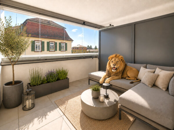 einzigartige Loggia