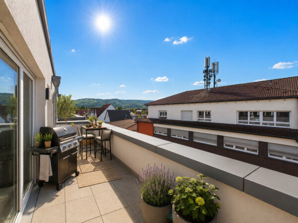 wunderschöne Süd-Dachterrasse