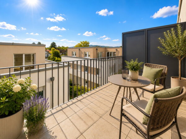 ansehnlicher Balkon