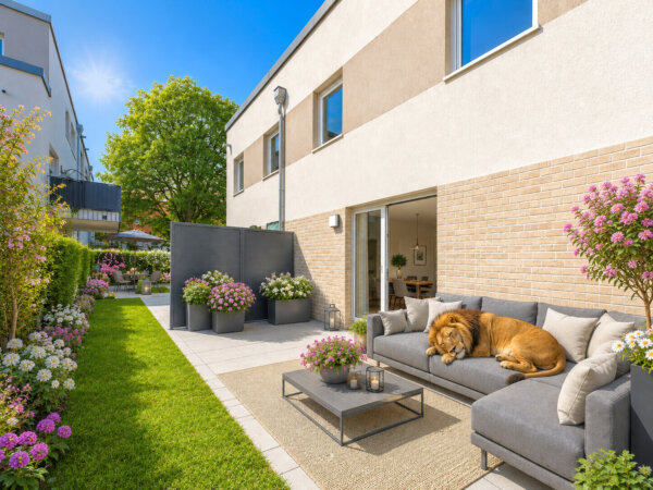 beindruckende Terrasse