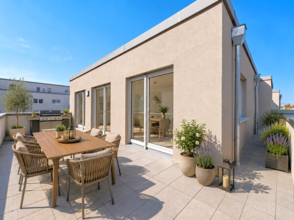 wunderschöne Dachterrasse