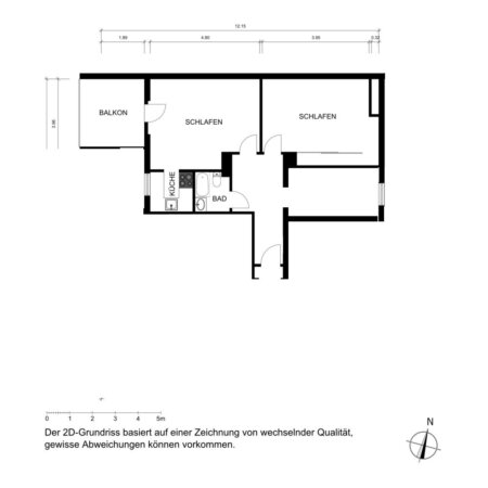 Grundriss 2D - 2.OGM