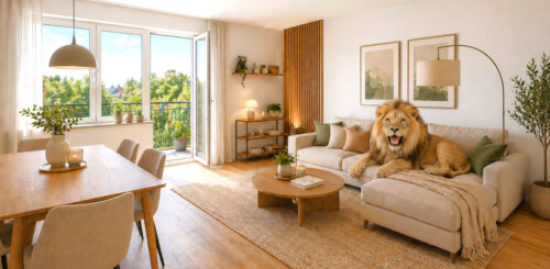Frisch sanierte Wohnung mit Balkon & Arbeitszimmer