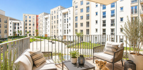 Erstbezug in den Herzoghöfen: Modernes Apartment mit Balkon & Einbauküche