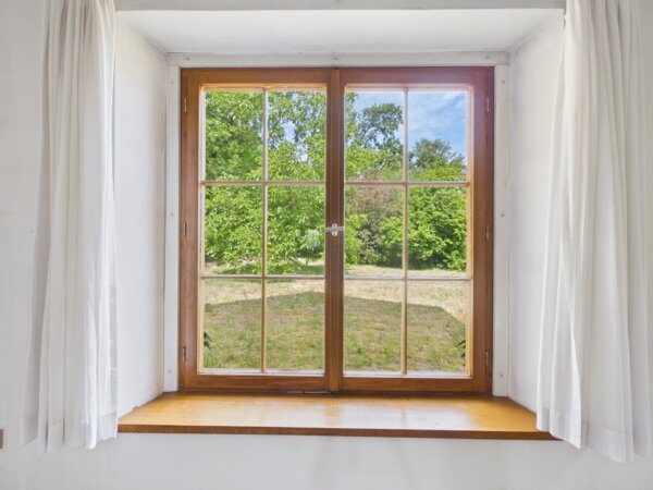Ausblick in den Garten