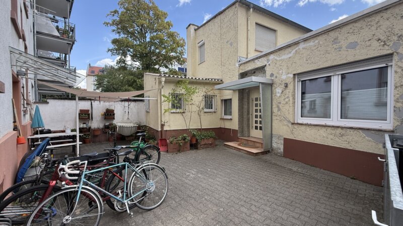 Ansicht Hinterhaus und Gemeinschaftshof