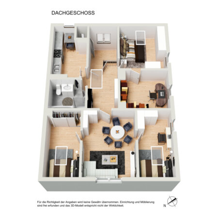 Grundriss 3D DG VH