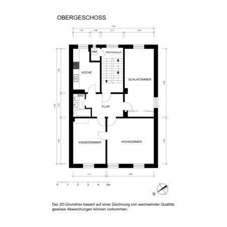 Grundriss 2D 1. OG VH