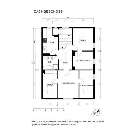Grundriss 2D DG VH