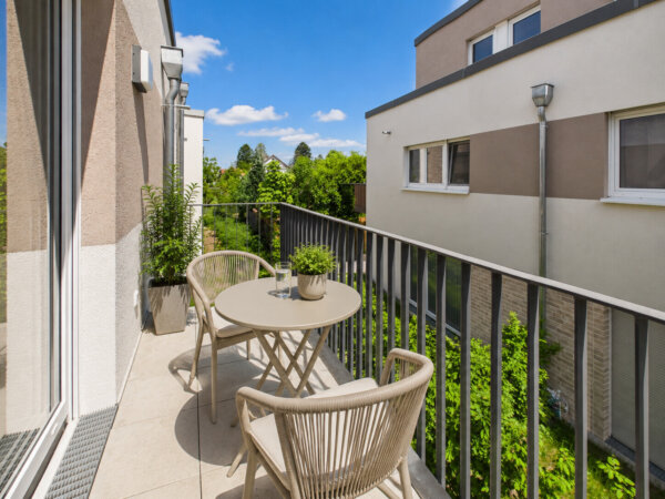sonniger Balkon