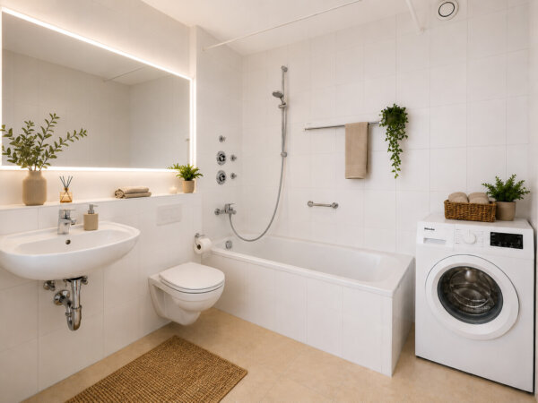 Badezimmer mit Badewanne für maximalen Komfort