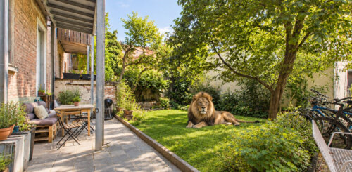 SCHWIND IMMOBILIEN: einmalige Gelegenheit: 4-ZW mit privatem Garten und 5 Garagen im Martinsviertel