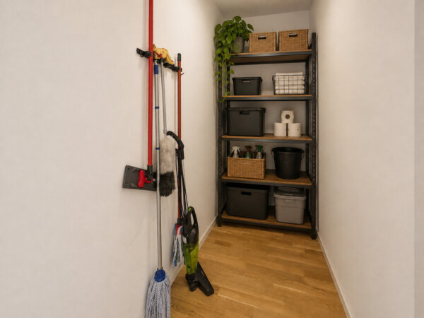 geräumiger Abstellraum