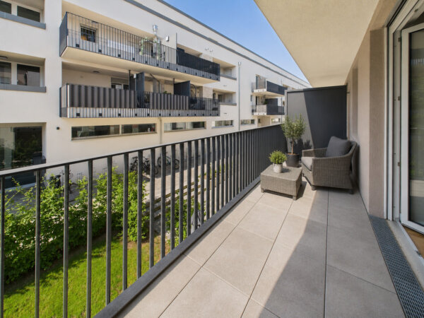 ruhiger Balkon