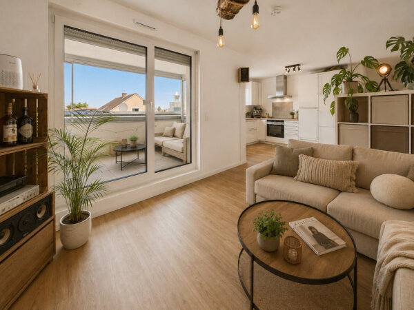großzügiges Wohnzimmer