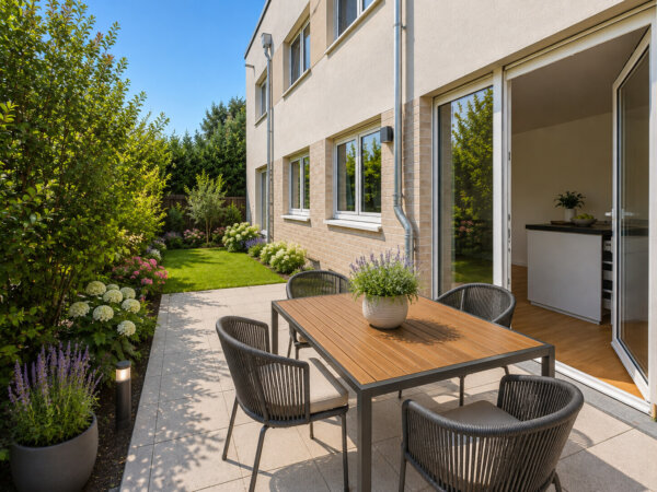 beruhigende Terrasse