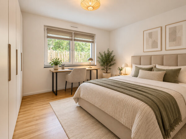 komfortables Schlafzimmer