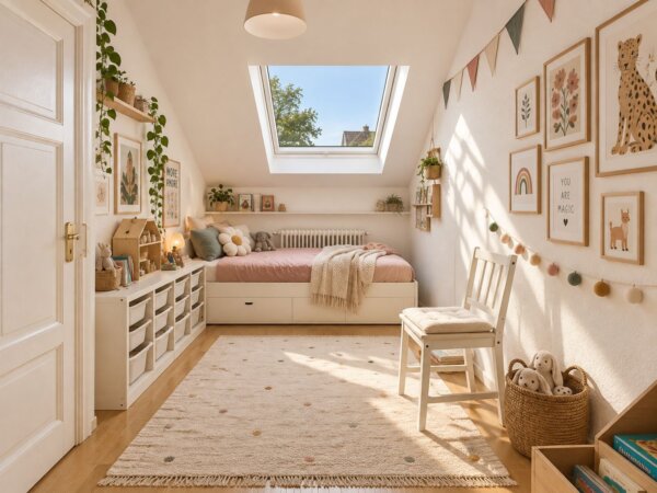 freundliches Kinderzimmer DG