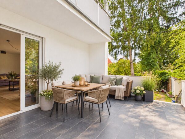 Visualisierung Möblierungsbeispiel Terrasse