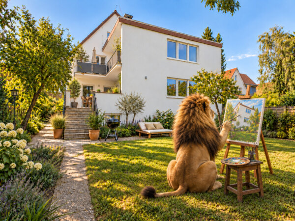 einfach den Garten genießen