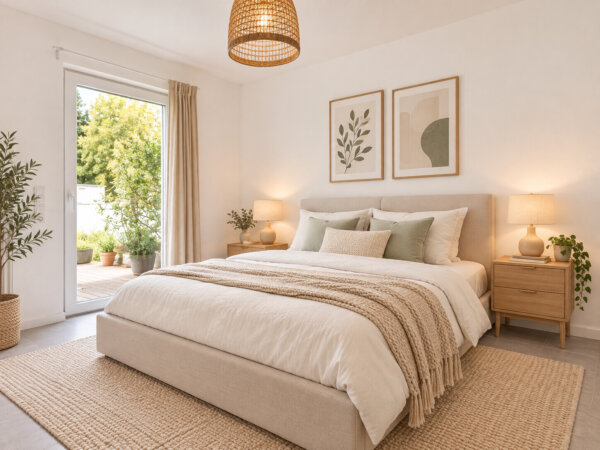 Visualisierung Einrichtungsbeispiel Schlafzimmer