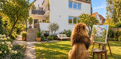 Für Gartenliebhaber! 108 m² Wohnen + 59 m² Hobby: 3 Zimmer, Terrasse & Garten!